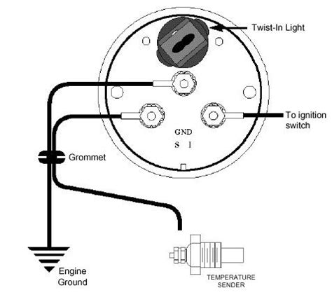 mercruiser water temperature gauge wiring diagram 